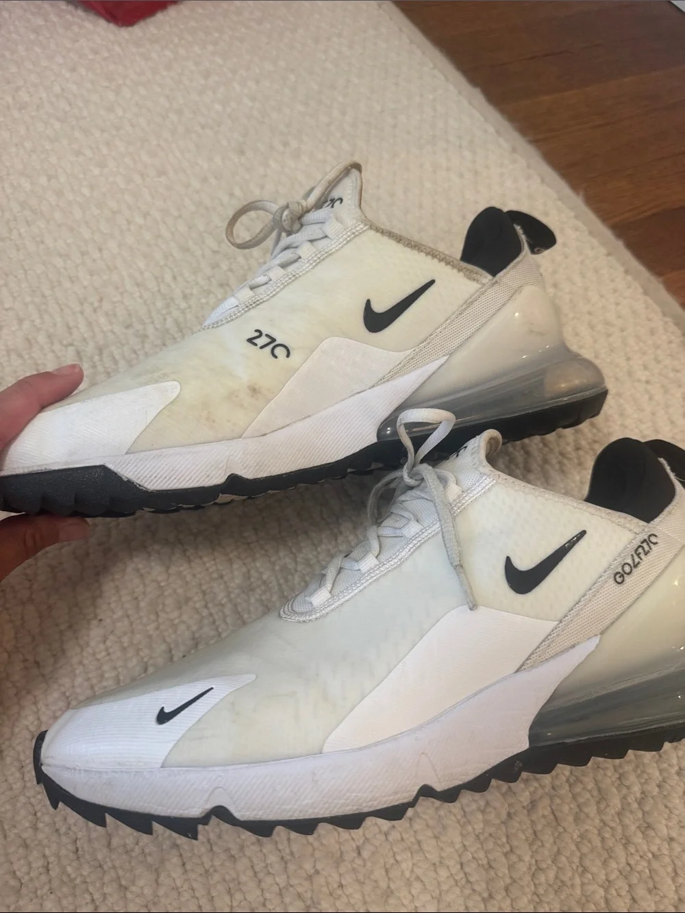 Golf Air Max 270 G -White and Black